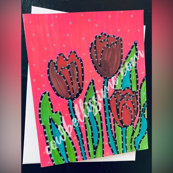 8 happy, pop-art note cards created from prints of my artwork! - Picture 8 of 8